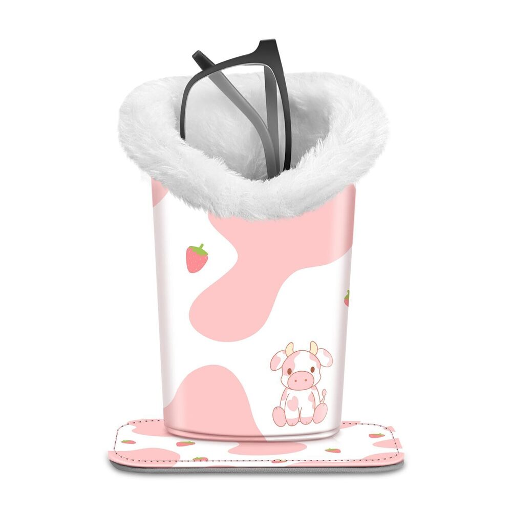 9588 Plush Lined Eyeglasses Holder, Glasses Stand Case, Anti-scratch